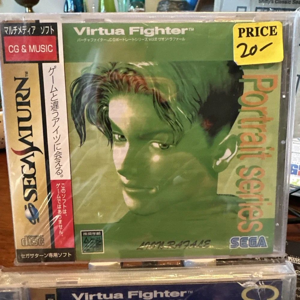 2x Sega Saturn Virtua Fighter CG Portrait Series Lion Sarah Bryant Japan NTSC-J